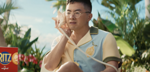 Bowen Yang in Super Bowl 2026 Ritz Commercial